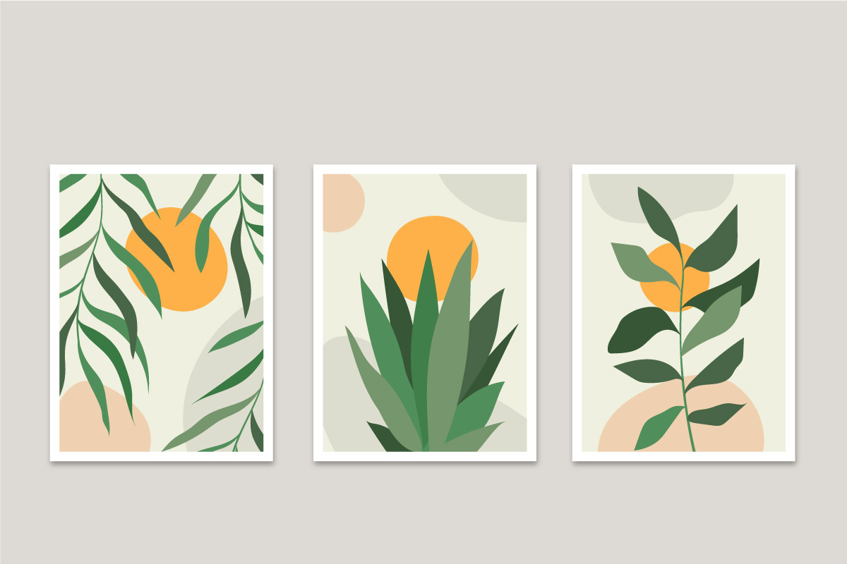 Leaf Tropical Abstract Art Poster, an Object Graphic by Vesvocrea (Photo 5 of 7)