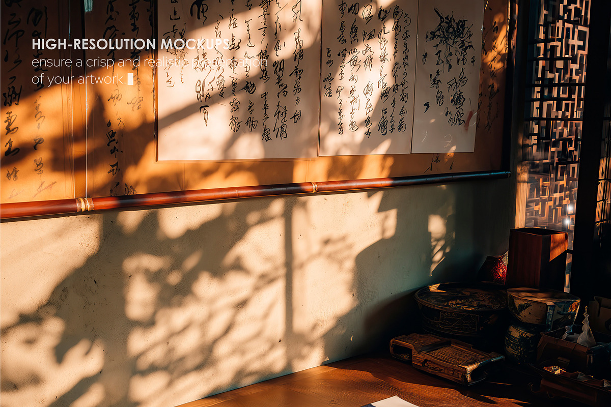 CHINA MOOD | Frame mockup set, a Household Mockup by SCHÉRI (Photo 12 of 13)