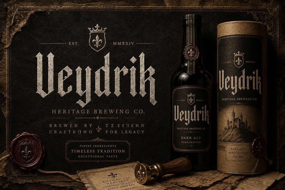 Veydrik, a Blackletter Font by Wow Magic (Photo 6 of 6)