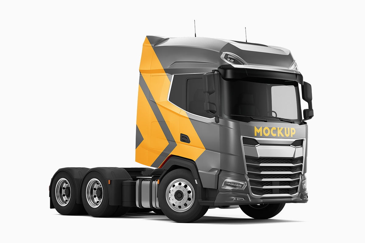 Truck Mockup 4, an Advertising Mockup by Mockupix (Photo 6 of 12)
