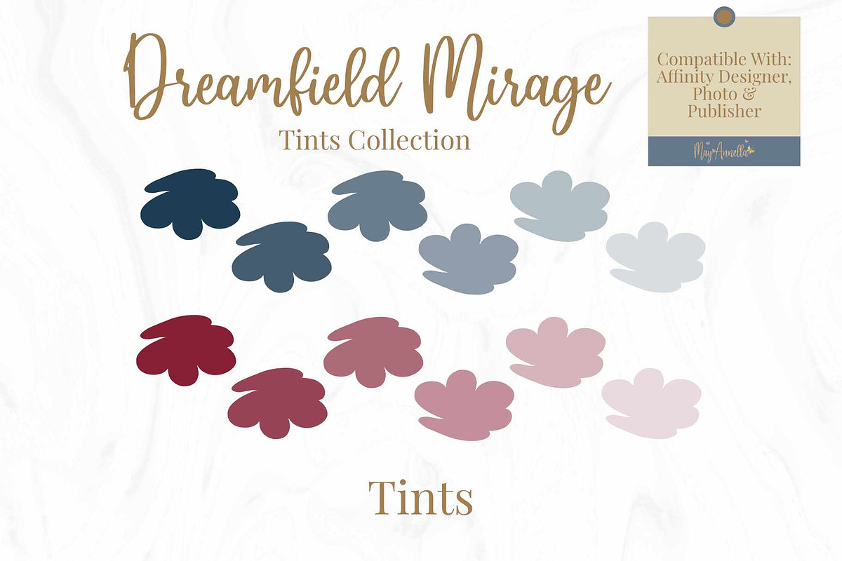 72 Colour Tints for Affinity, a Palette Add-On by May Annella (Photo 2 of 8)