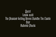 Fayte Pixel Retro Blackletter font, a Font by That That Creative (Thumbnail 5 of 15)