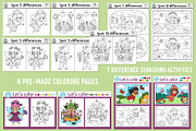 Woodland fairy coloring games, an Education Illustration by Lexi Claus (Thumbnail 8 of 17)