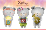 Set 12 Cute Kittens, an Illustration by DoubleColors (Thumbnail 3 of 5)