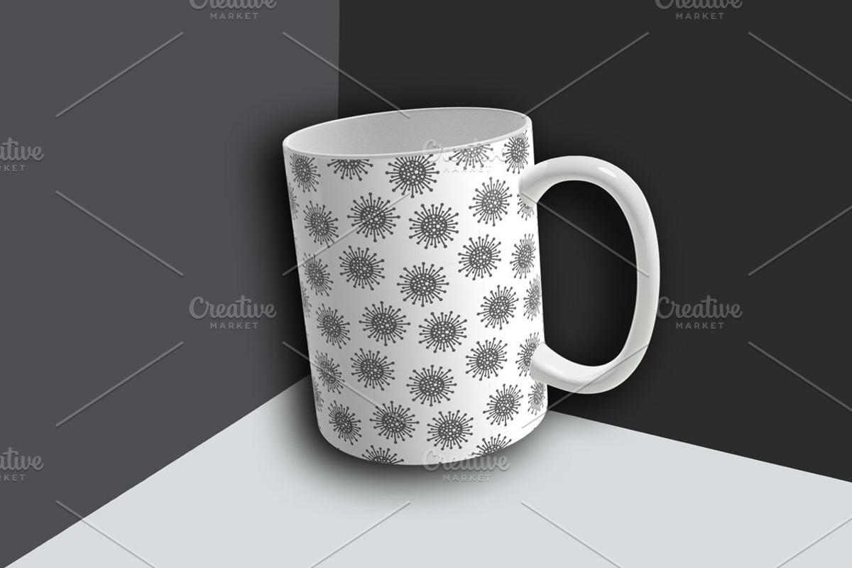 Drawing seamless virus patterns, a Pattern Graphic by ExpressShop (Photo 4 of 6)