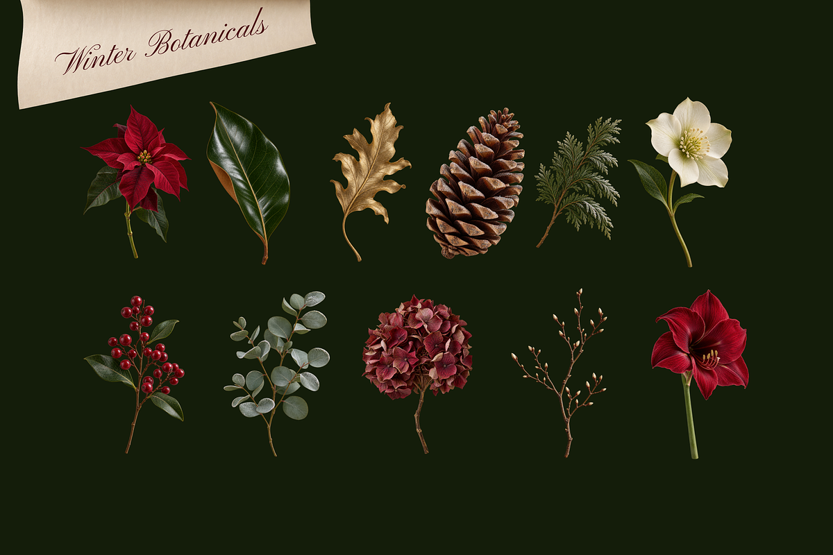 Christmas Collage Kit | PNG Elements, an Object Graphic by Serenefeeling (Photo 17 of 21)