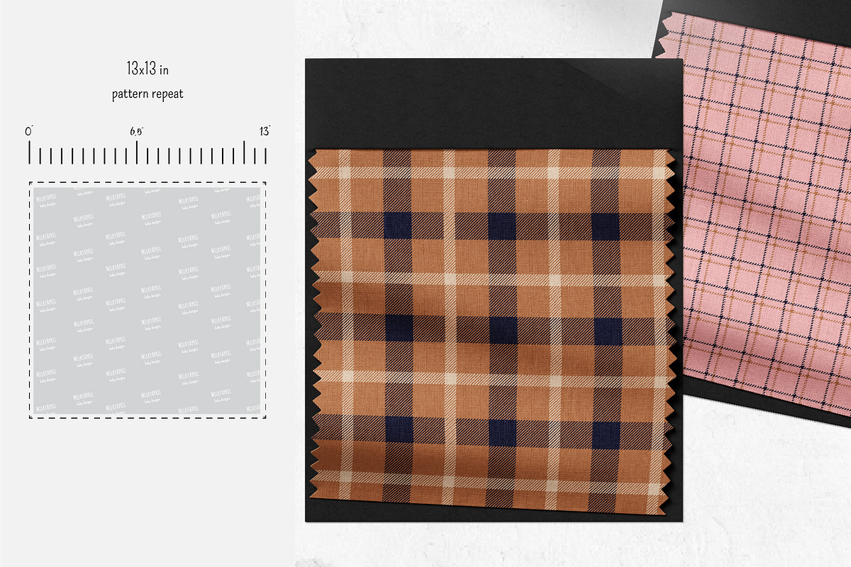 Plaid Pattern Collection, a Pattern Graphic by InaCorart (Photo 2 of 7)