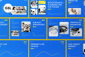 Sales Strategy Plan Google Slide, a Presentation Template by graphicook