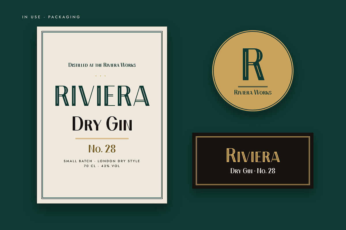 Ferrovane Font: Art Deco Headline, a Serif Font by Build Interactive (Photo 5 of 8)