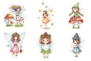Boho Woodland Fairy Sublimation, an Illustration by Watercolor design (Thumbnail 3 of 4)