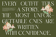 Aroma Floras Luxury High Contrast, a Serif Font by timelesstype.co (Thumbnail 9 of 10)