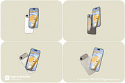 iPhone 17 Air Mockup, an iPhone Mockup by HanaSaka_Studio (Thumbnail 1 of 5)