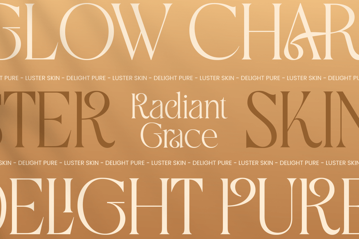 Aroska - Unique Luxury Art Deco Font, a Serif Font by Sensatype (Photo 8 of 12)