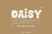 DAISY GROOVY Font, a Font by Nicolo Pumpkins (Thumbnail 1 of 10)