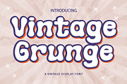 Vintage Grunge - Display Font, a Font by Densu Creative (Thumbnail 1 of 6)
