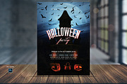 Vintage Halloween Party Flyer V4, a Flyer Template by Madhabi Studio (Thumbnail 3 of 3)