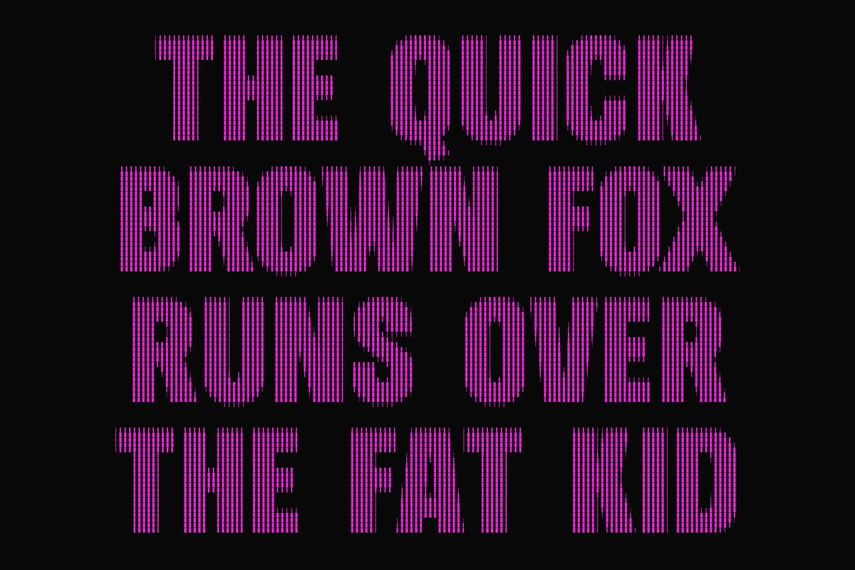 Arnel Slitscan, a Sans Serif Font by Craft Supply Co. (Photo 6 of 8)