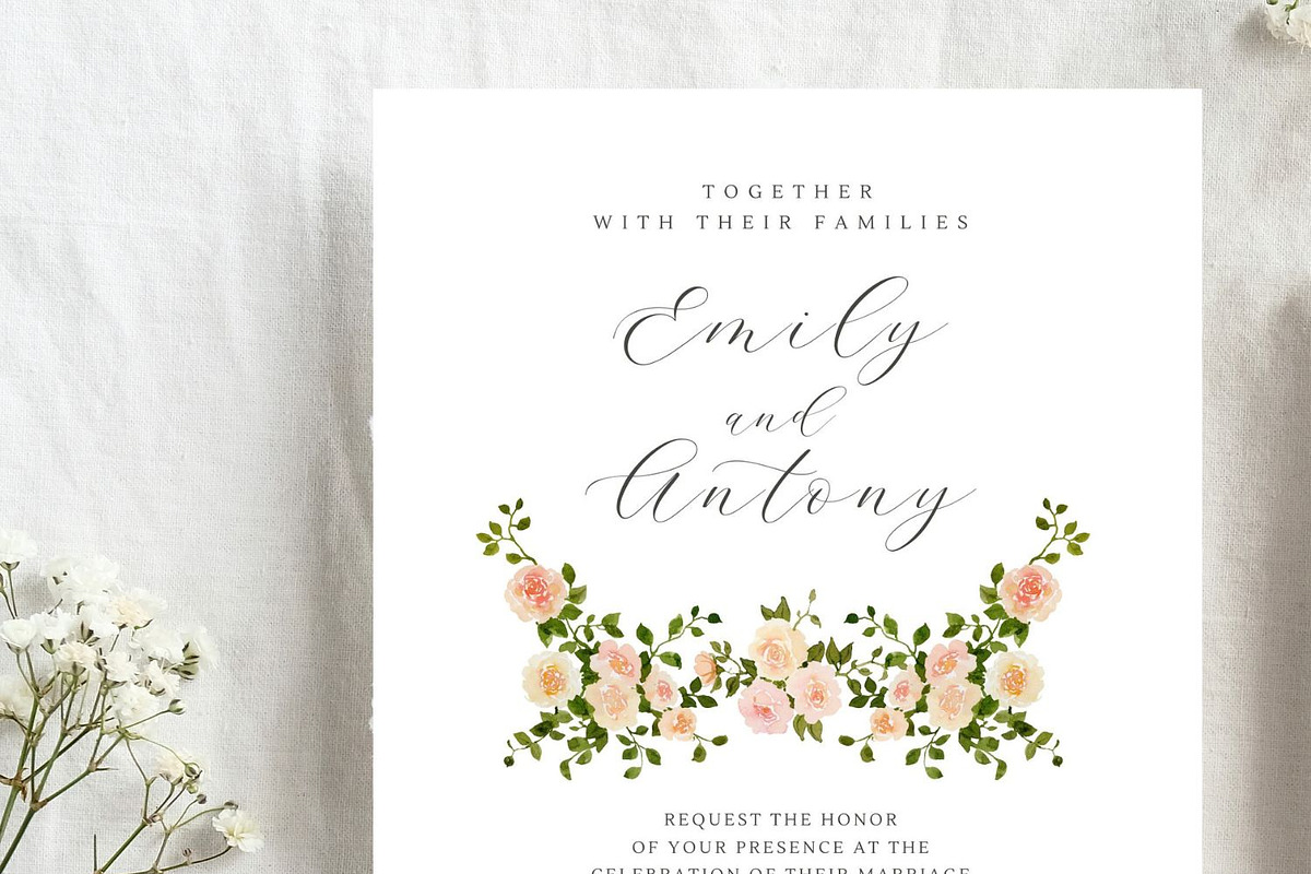 Crests and monograms with roses, a Decorative Illustration by AnnelyBlooms (Photo 8 of 9)