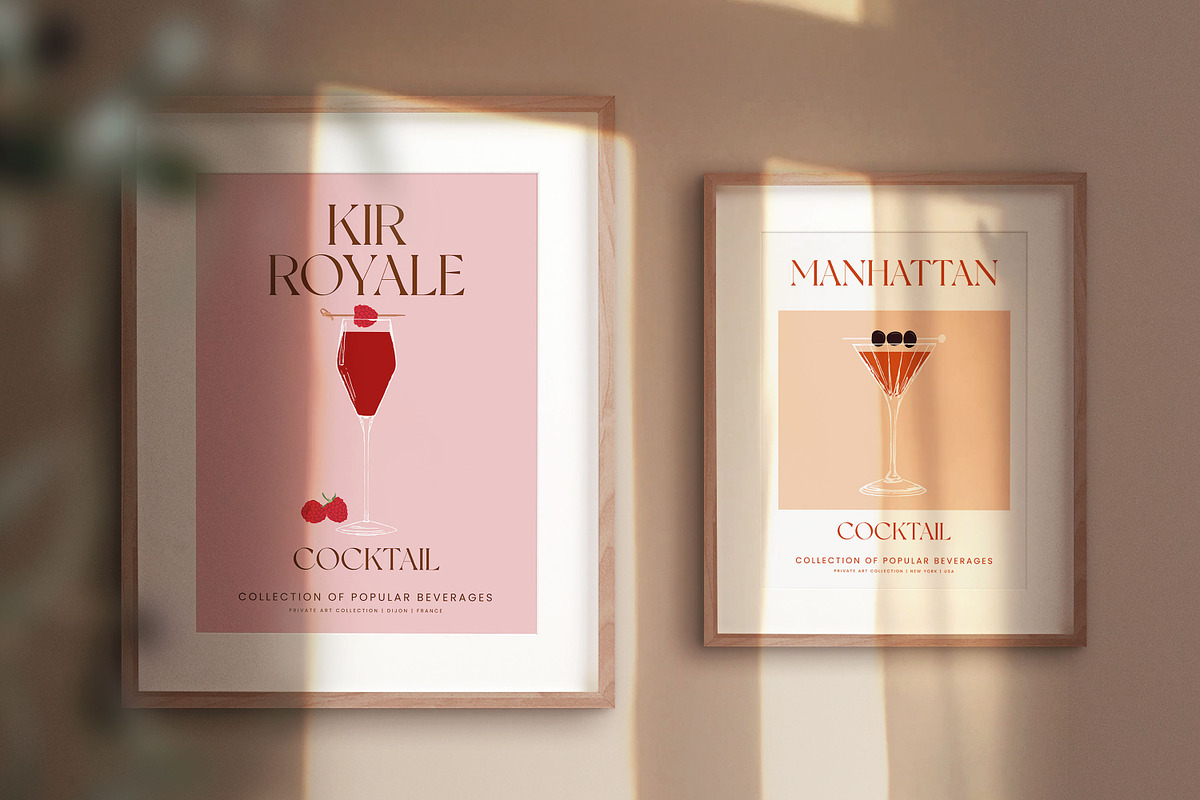 Cocktail Prints Posters, an Object Graphic by iStar Design (Photo 10 of 14)