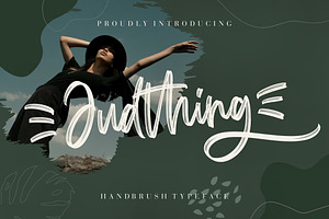 Judthing Handbrush Typeface