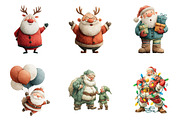 Funny Christmas Santa Sublimation, a Graphic by CitraGraphics (Thumbnail 2 of 4)