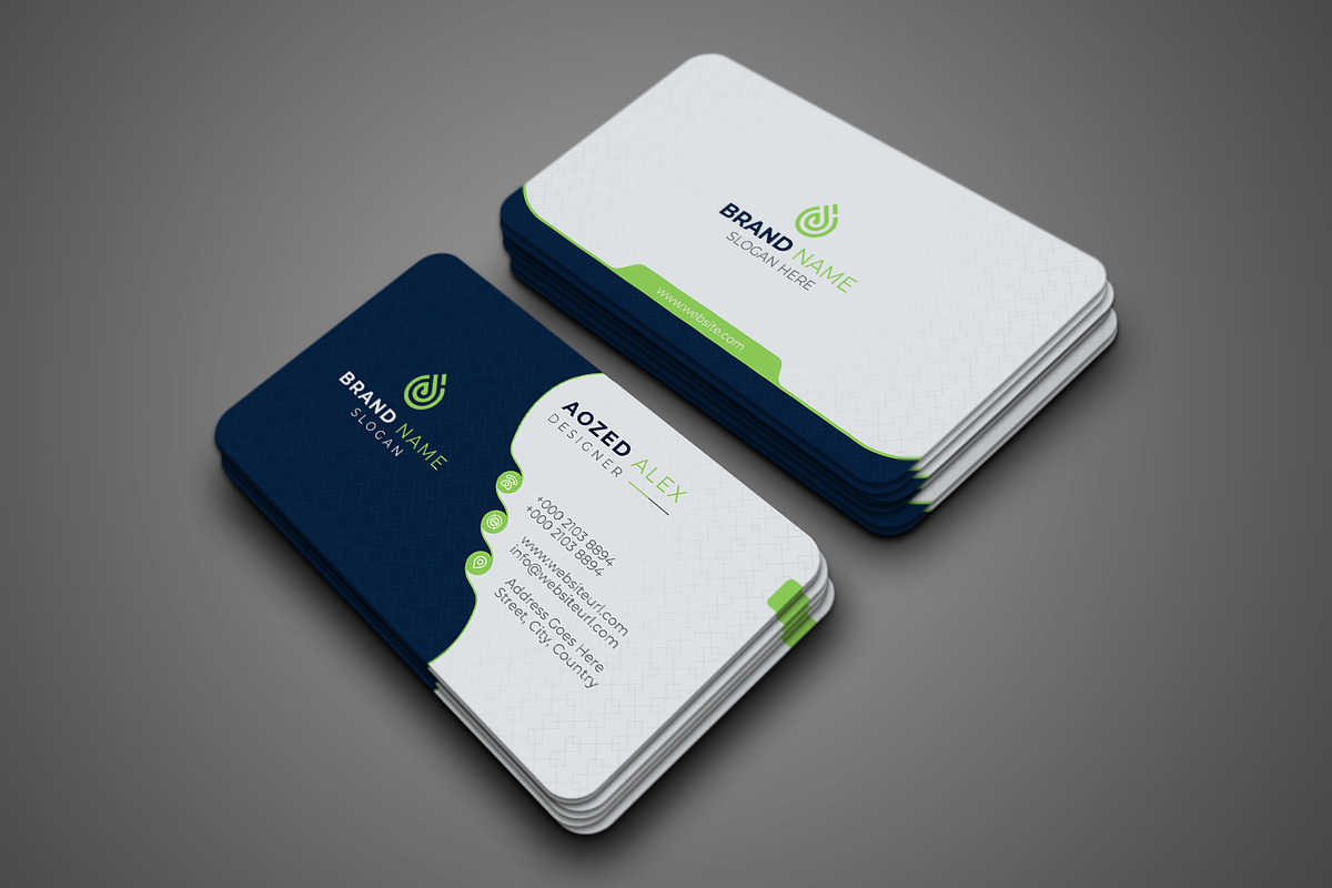 Corporate Business Card Template, a Business Card Template by GFXCity (Photo 4 of 4)
