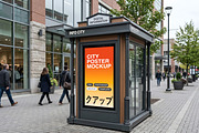 City Poster Mockup, an Advertising Mockup by getproject (Thumbnail 1 of 2)
