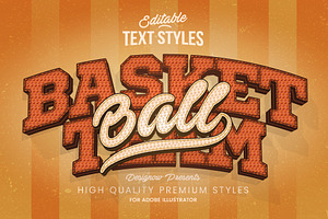 Basket Text Style