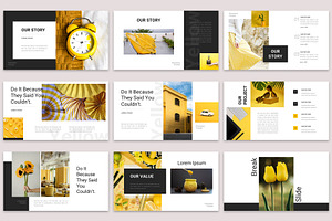 Yellow Creative Powerpoint Template