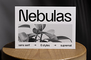 Nebulas Font, a Sans Serif Font by Supremat (Thumbnail 1 of 7)