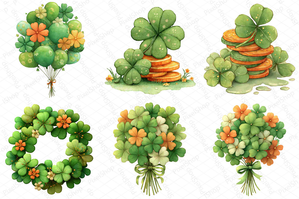 St Patrick's Day Clipart Bundle, an Illustration by DreamPrint404 (Photo 6 of 6)