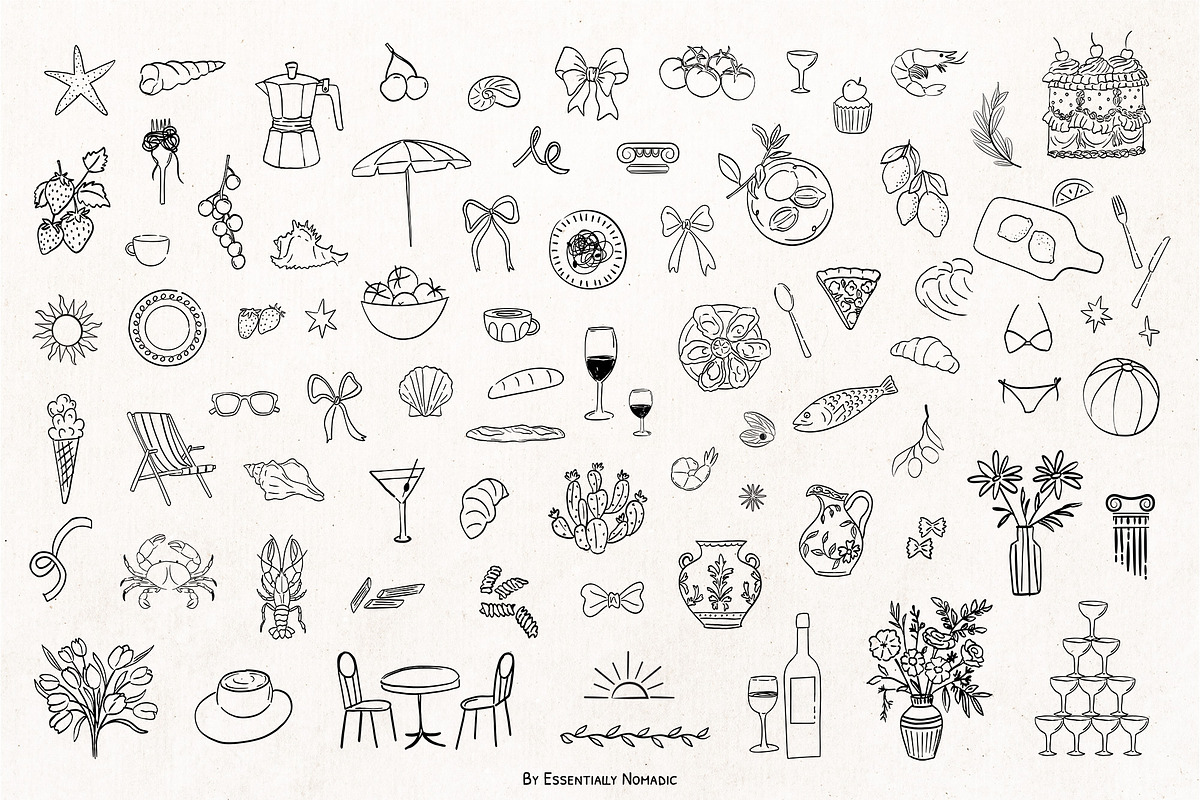 Bella Estate - Italian Summer Icons, an Object Graphic by Essentially Nomadic (Photo 3 of 8)