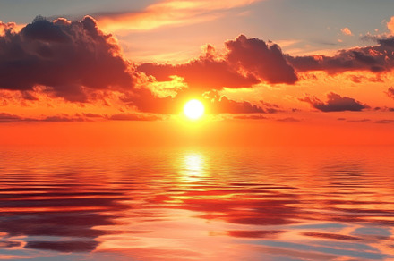 Sunset reflections creating a mesmer, a Photo by Iftikhar Alam