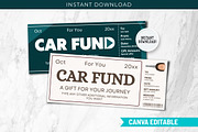 Car Fund Gift Voucher Template, a Card Template by Snapybiz (Thumbnail 1 of 9)