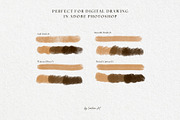 Gouache Photoshop Brush Set, a Brush Add-On by Jenteva Art (Thumbnail 4 of 12)
