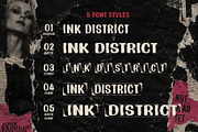 Ink District, a Symbol Font by BBtypeStudios (Thumbnail 3 of 15)