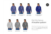 Men Hoodie 2 Mock-ups Set FREE DEMO, a Books & Magazine Mockup by Apparel_Mockups (Thumbnail 14 of 25)