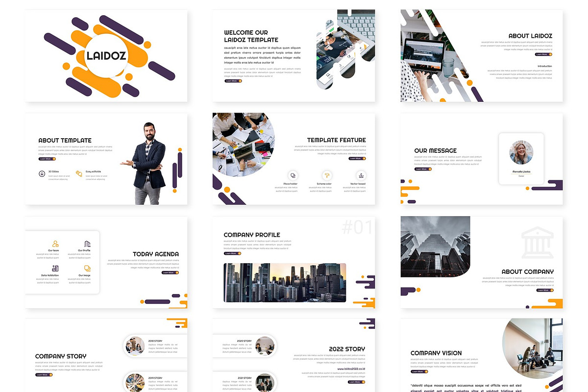Laidoz - Powerpoint Template, a Presentation Template by inspirasign