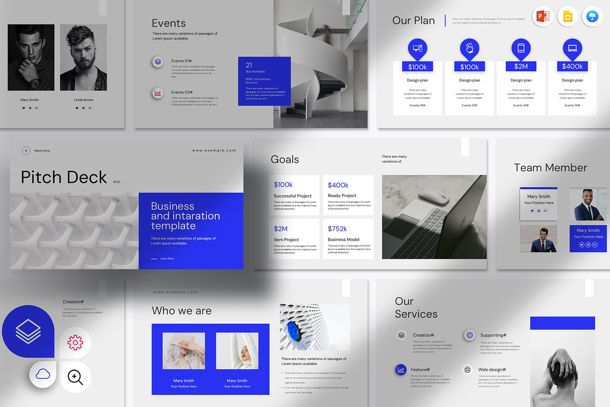 Pitch-Deck Presentation Template, a Presentation Template by Dream-Lab (Photo 1 of 7)