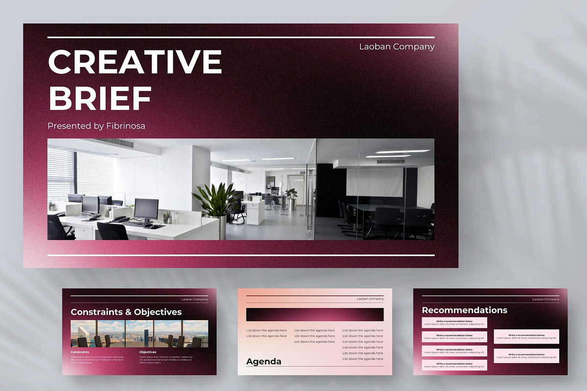 Creative Brief Keynote Template, a Presentation Template by FIBRINOSÄ