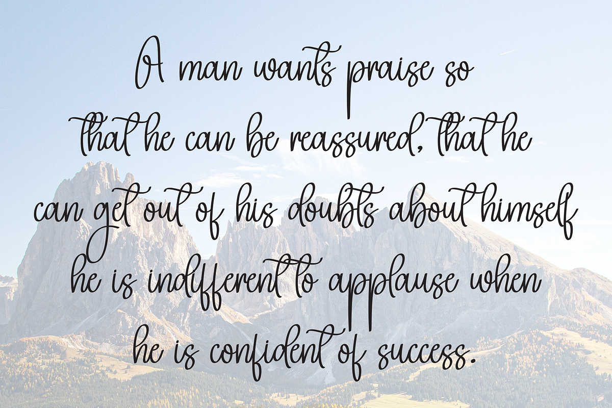 Samantha Calligraph | Script Font, a Handwritten Font by Scratchones (Photo 6 of 8)
