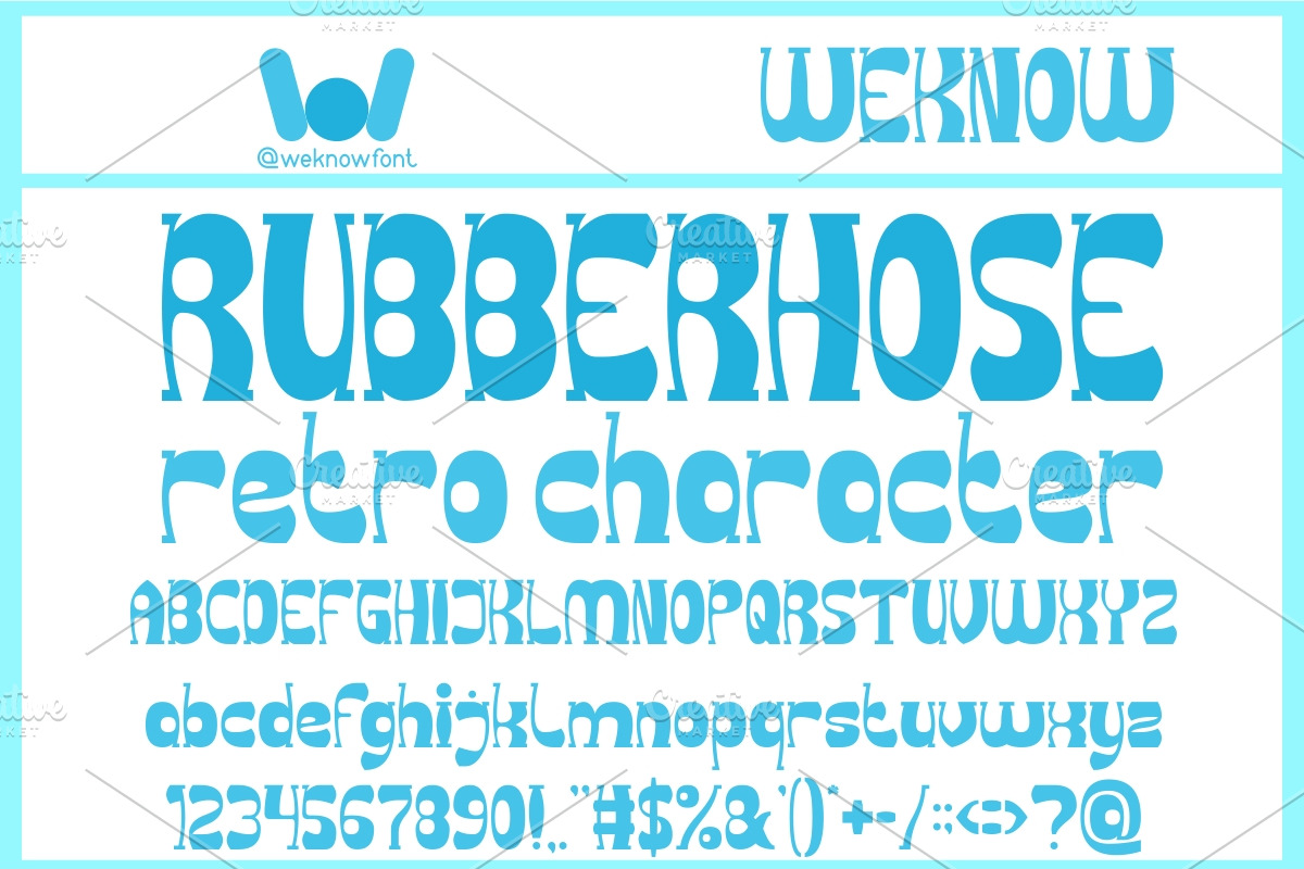Groovy Funky Font, a Font by weknow (Photo 2 of 8)
