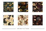Hedgehog Retro Art Style Patterns, a Pattern Graphic by karenfoleyphoto (Thumbnail 2 of 12)