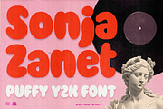 Sonja Zanet - Bubble Y2K Fonts, a Sans Serif Font by Konstantine Studio (Thumbnail 1 of 3)