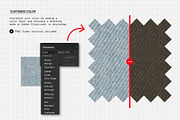 Light Wash Denim Seamless Texture, a Pattern Graphic by Swatch Supply (Thumbnail 3 of 7)