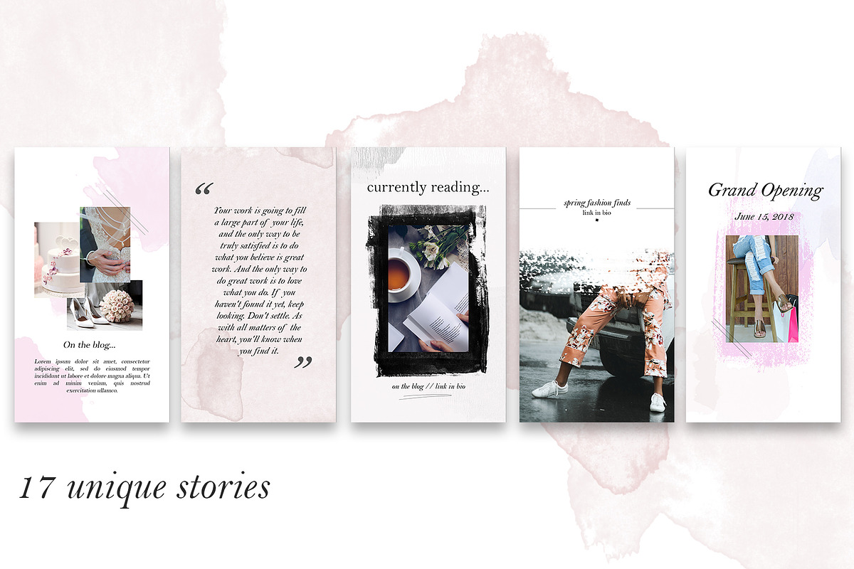 Animated Instagram Stories, a Social Media Template by Dana Nicole Designs (Photo 2 of 6)