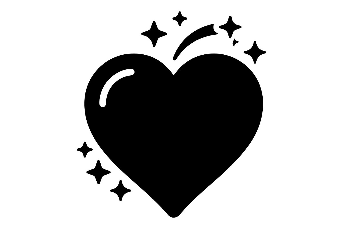 Flower Love Heart Silhouette, an Object Graphic by Gfx_Store (Photo 8 of 15)