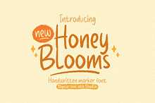 Honey Bloom - Handwritten Marker