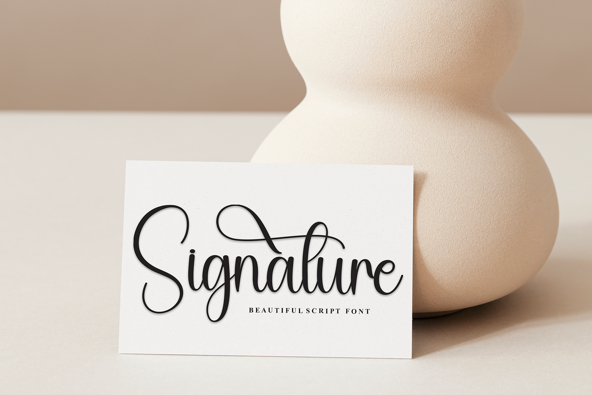 Nature | Script Font, a Handwritten Font by Scratchones (Photo 5 of 9)