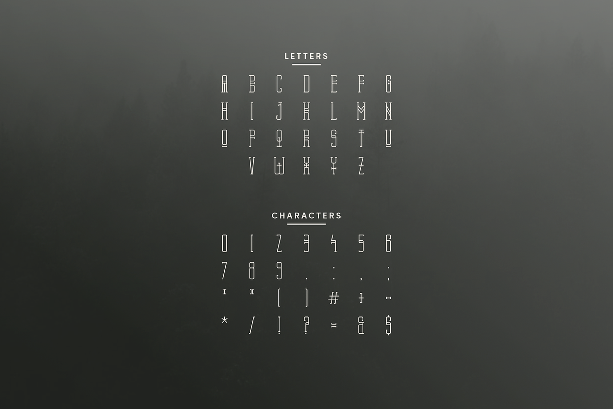 Baobere - Modern Artdeco Typeface, a Slab Serif Font by Letterna (Photo 3 of 4)